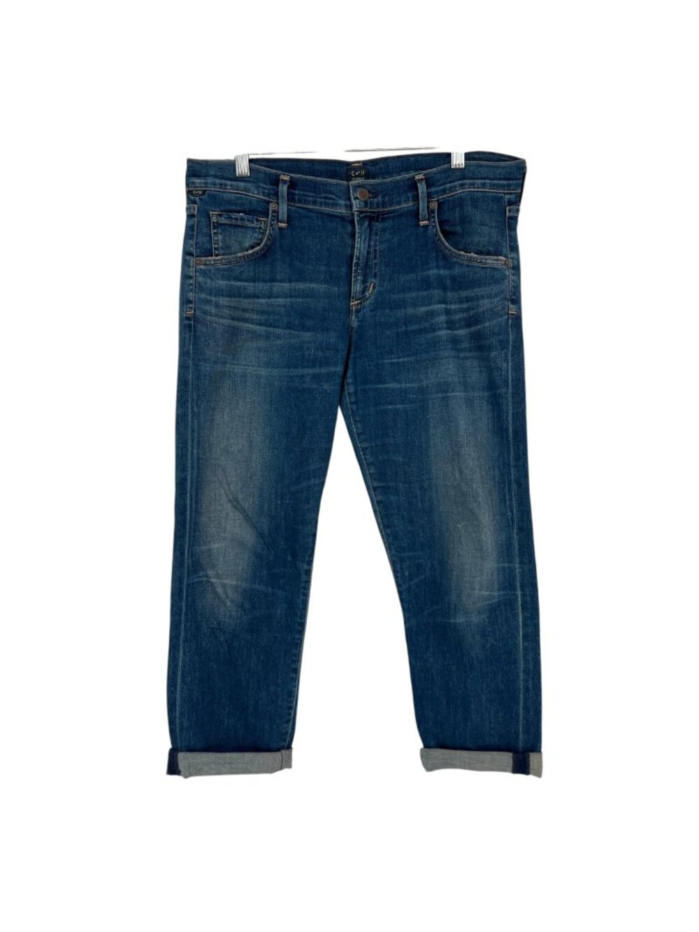 Citizens Of Humanity Emerson Slim Boyfriend Jeans Mid Rise Cropped Size 28